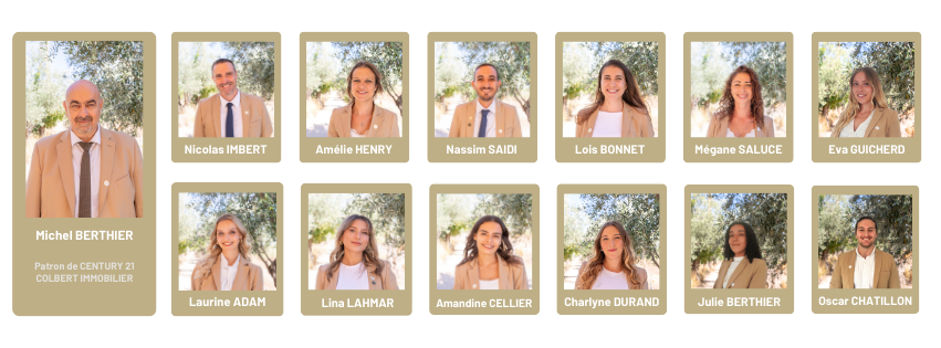 équipe Century 21 Colbert Immobilier